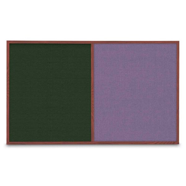 Enclosed Corkboard, 1 Door, 18"x24", 4" Fra